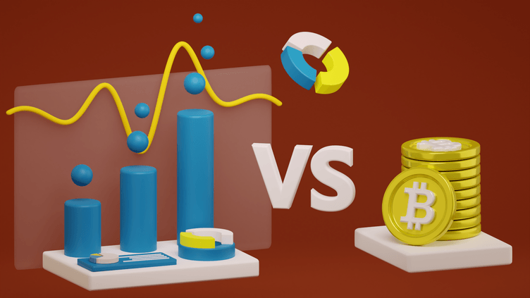Krypto vs. Aktien - Ein Vergleich