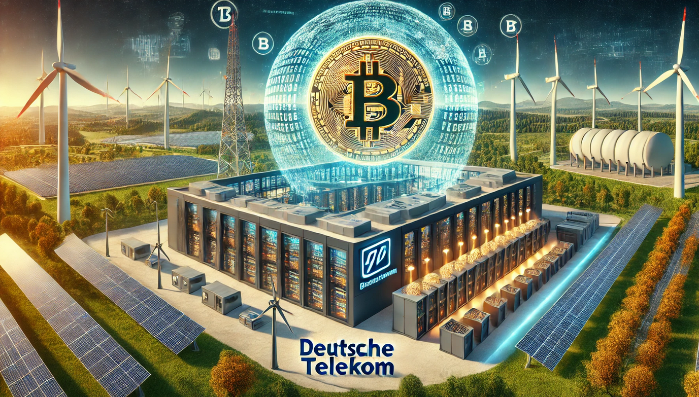 Deutsche Telekom Ventures into Bitcoin Mining with Renewable Energy