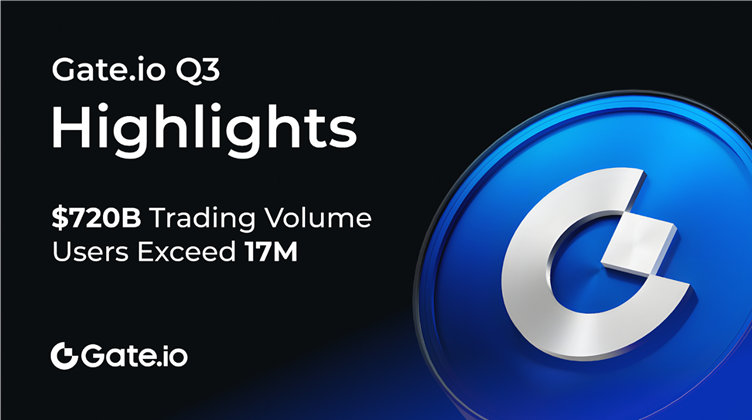 Gate.io Shatters Records in Total Trading Volume in Q3 2024, With Its User Base Surpassing 17 Million